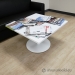 Modern White Coffee Table 32"